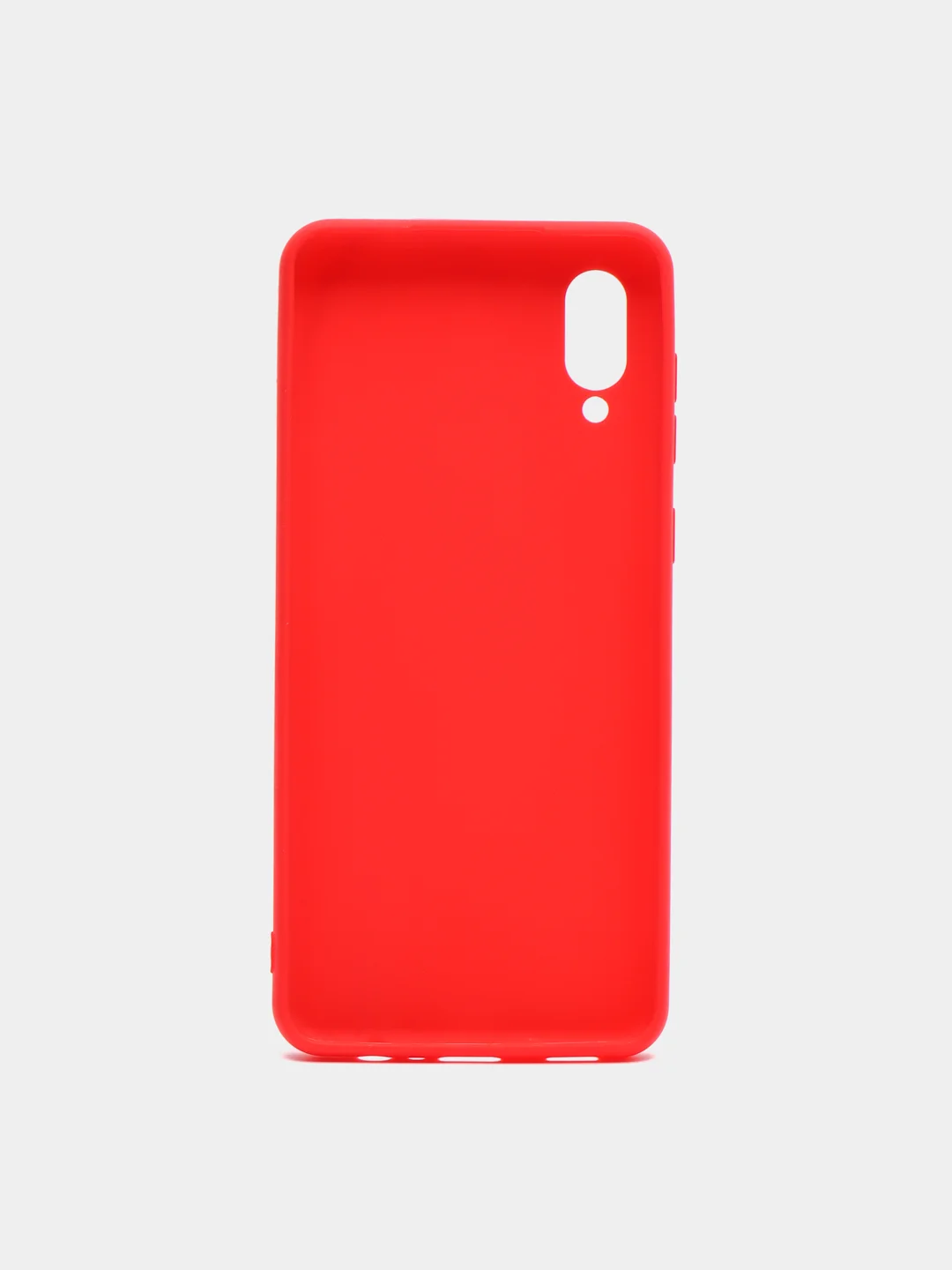 Красный чехол силиконовый на Samsung Galaxy A02