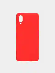 Красный чехол силиконовый на Samsung Galaxy A02