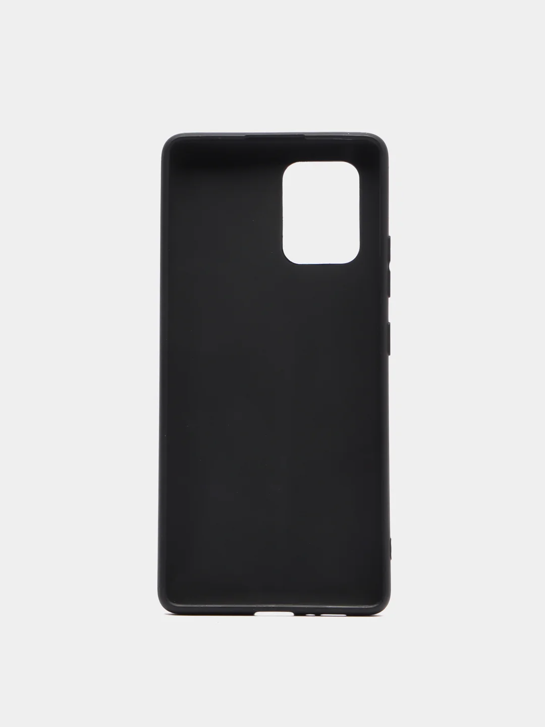 Черный чехол Samsung Galaxy S10 Lite, Самсунг Галакси С10 Лайт, силиконовый, цветной, матовый