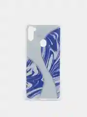 Синий чехол Samsung Galaxy A11 / M11, Самсунг Галакси А11 / М11 силиконовый с мраморным рисунком