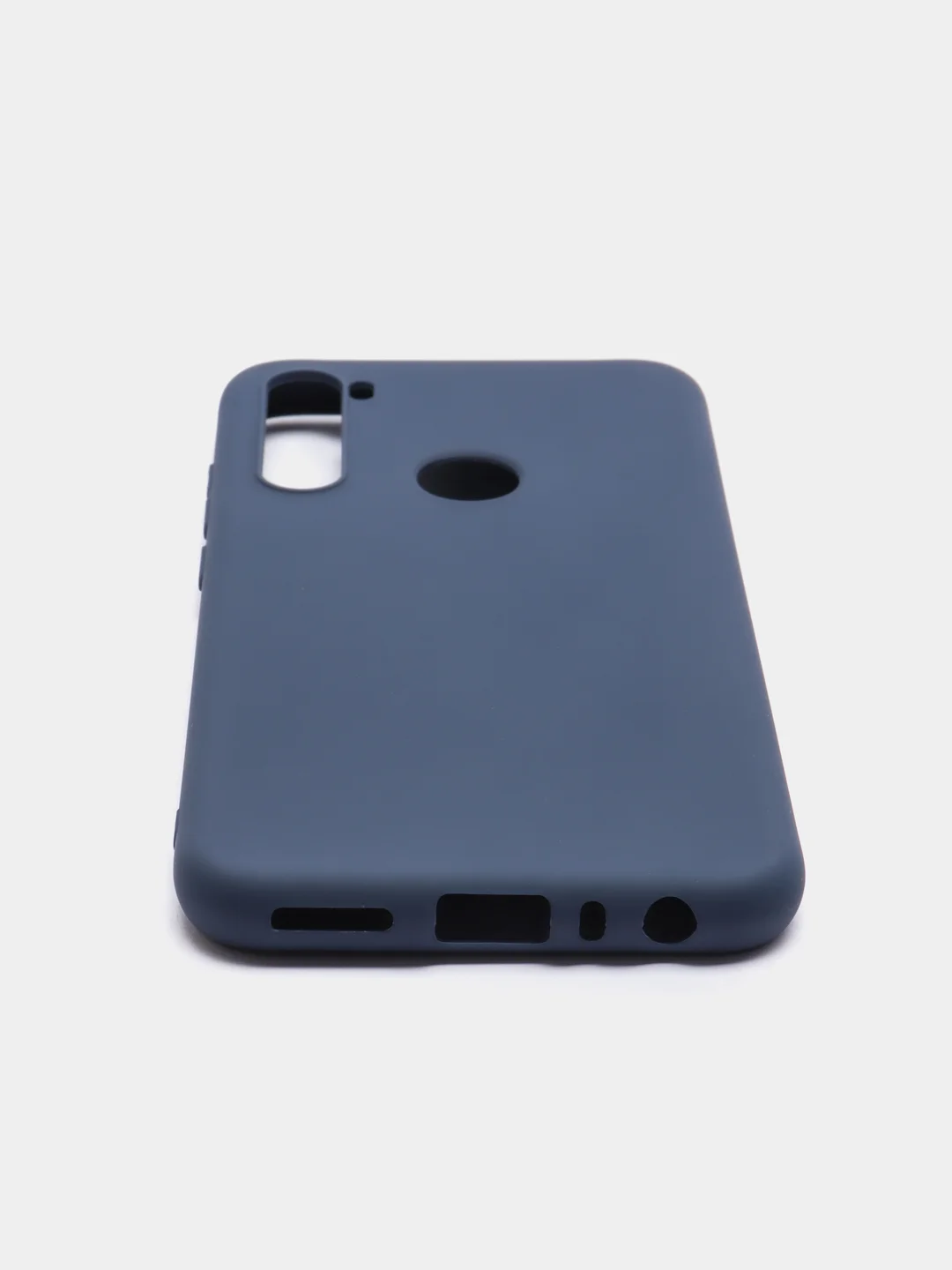 Темно-синий чехол Xiaomi Redmi Note 8 / Redmi Note 8 2021, Редми Нот 8, силиконовый цветной матовый