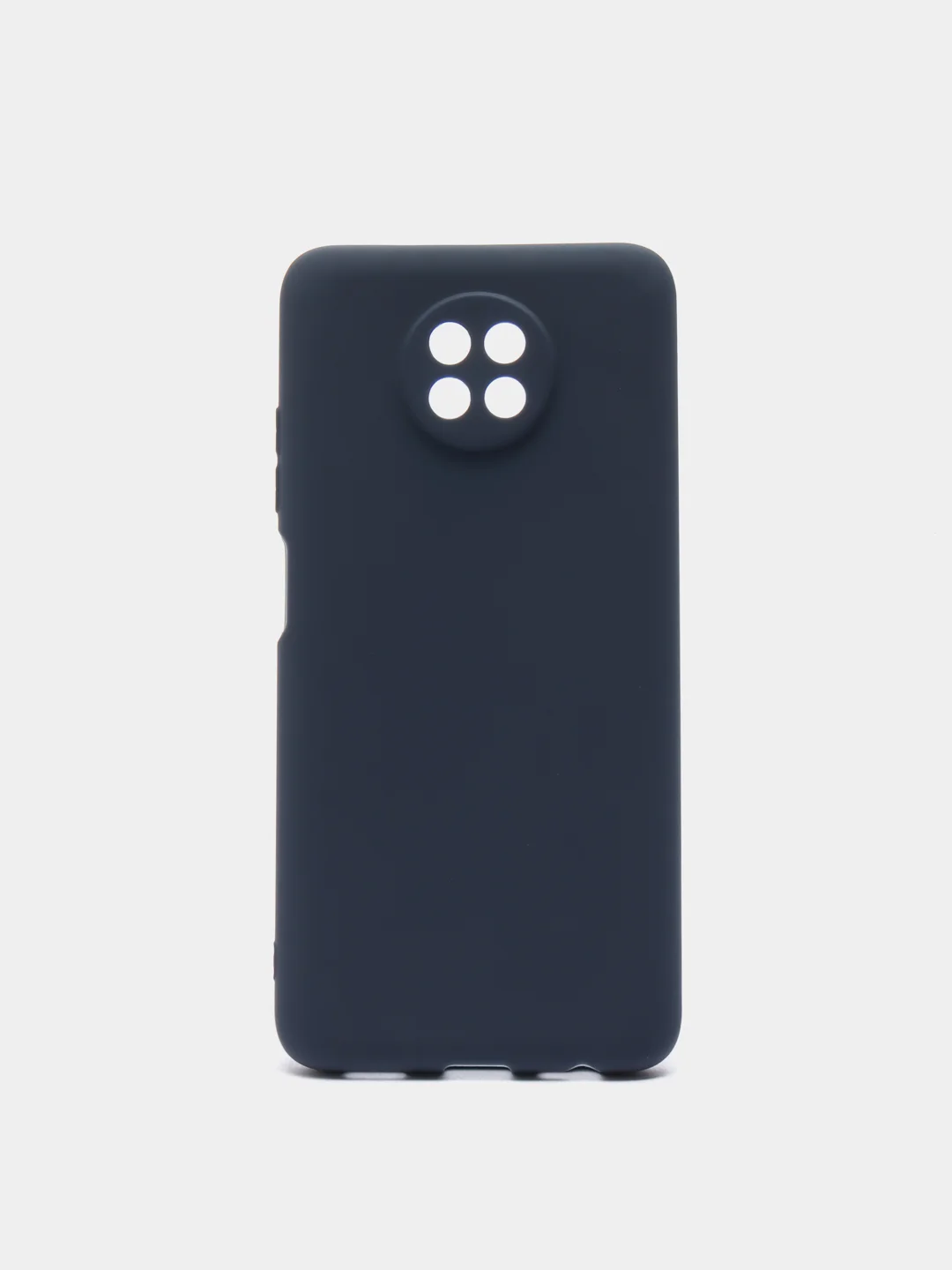 Темно-синий чехол для Xiaomi Redmi Note 9T, силиконовый, матовый, однотонный