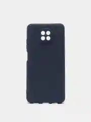 Темно-синий чехол для Xiaomi Redmi Note 9T, силиконовый, матовый, однотонный