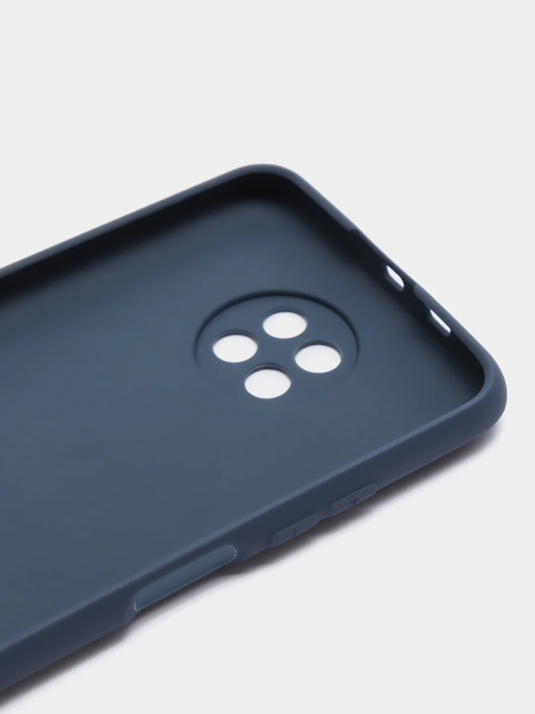 Темно-синий чехол для Xiaomi Redmi Note 9T, силиконовый, матовый, однотонный