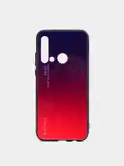 Темно-синий чехол градиент на Huawei P20 lite 2019 / Nova 5i с закаленным стеклом, 7 цветов, mobios