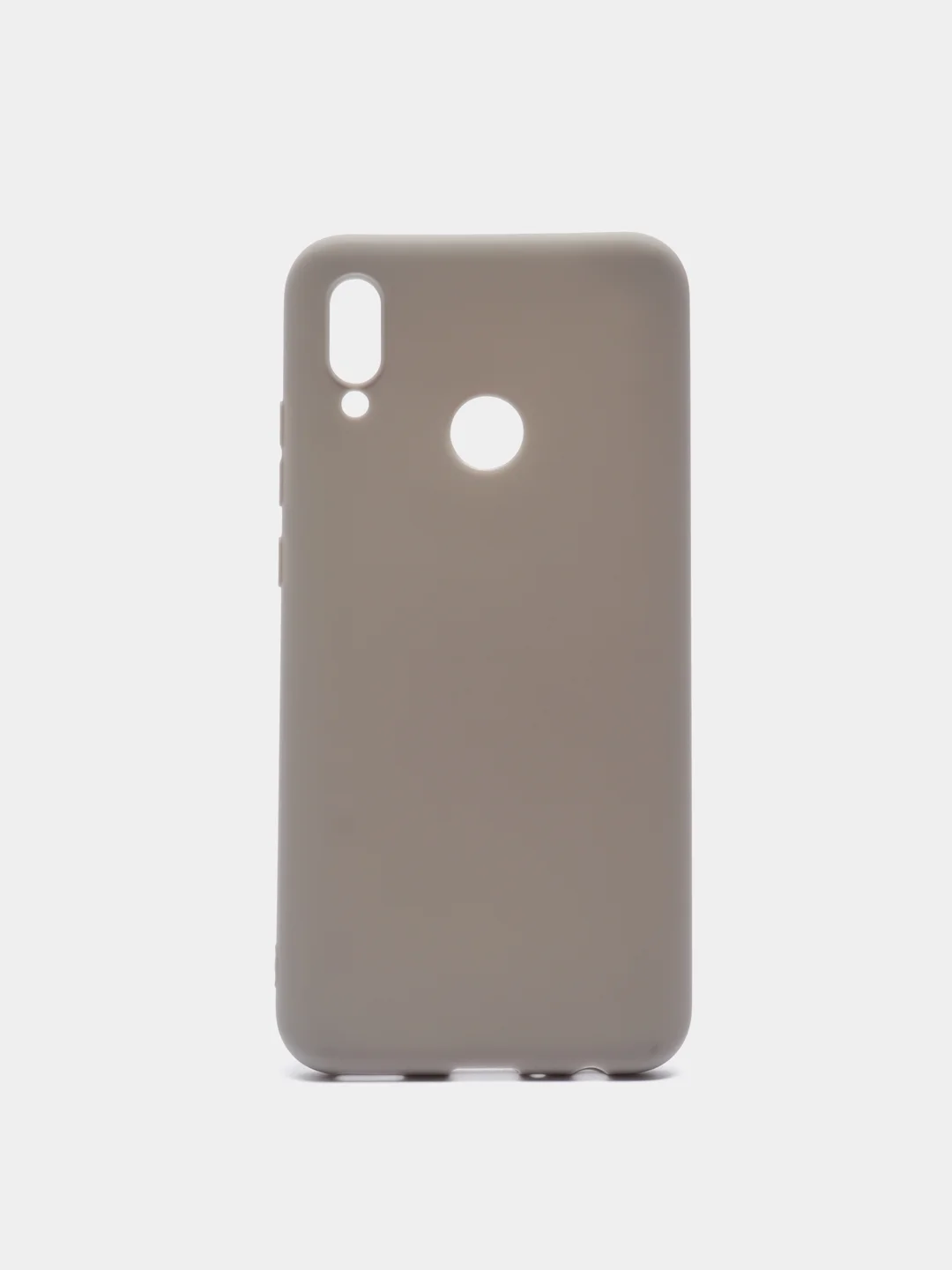 Серый чехол силиконовый для Huawei P Smart 2019/10 Lite, матовый