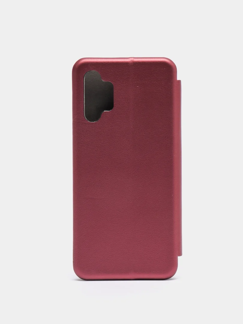 Багровый чехол-книжка для Samsung Galaxy A32
