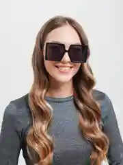 Черный очки солнцезащитные женские