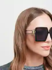 Черный очки солнцезащитные женские
