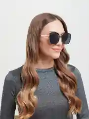 Черный очки женские солнцезащитные