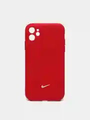 Алый чехол силиконовый на iPhone 13, 12, 11, XR, 7, 8, SE, 8+, 7+, 6s, 6, Pro, Max