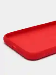 Алый чехол силиконовый на iPhone 13, 12, 11, XR, 7, 8, SE, 8+, 7+, 6s, 6, Pro, Max