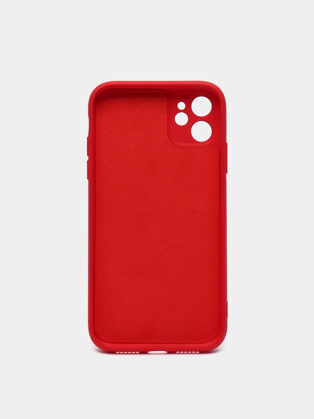 Алый чехол силиконовый на iPhone 13, 12, 11, XR, 7, 8, SE, 8+, 7+, 6s, 6, Pro, Max