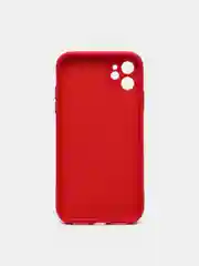 Алый чехол силиконовый на iPhone 13, 12, 11, XR, 7, 8, SE, 8+, 7+, 6s, 6, Pro, Max
