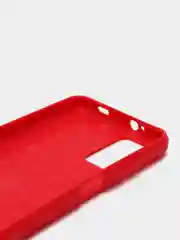 Красный чехол для Xiaomi Redmi 9T, имитация вставок под карбон