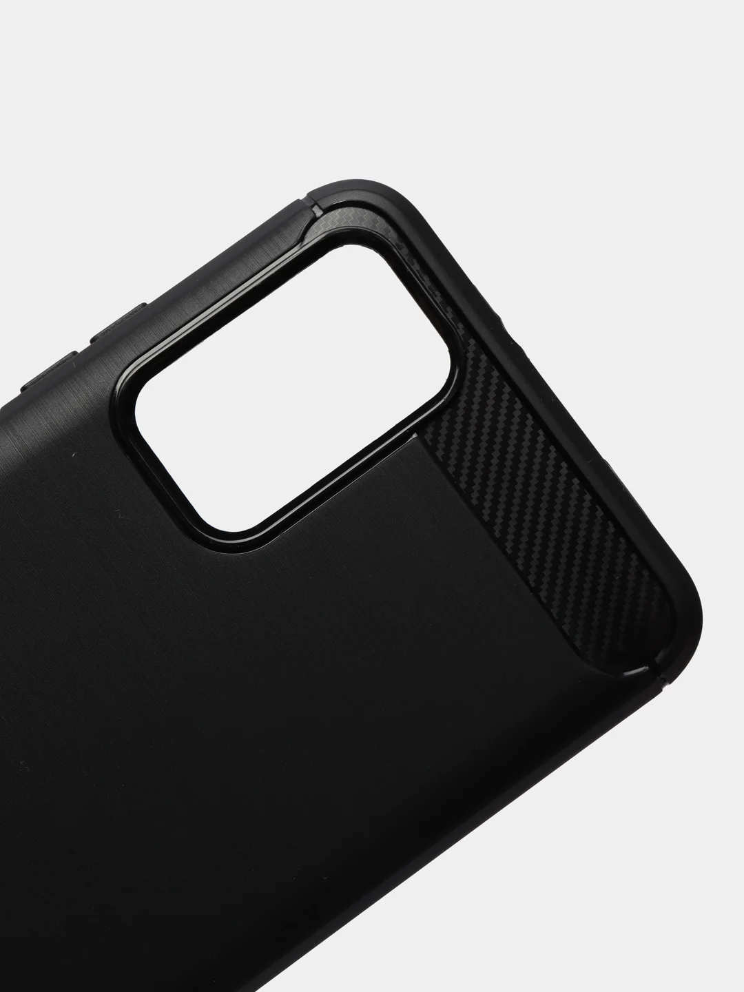 Черный чехол для Xiaomi Redmi 9T, имитация вставок под карбон