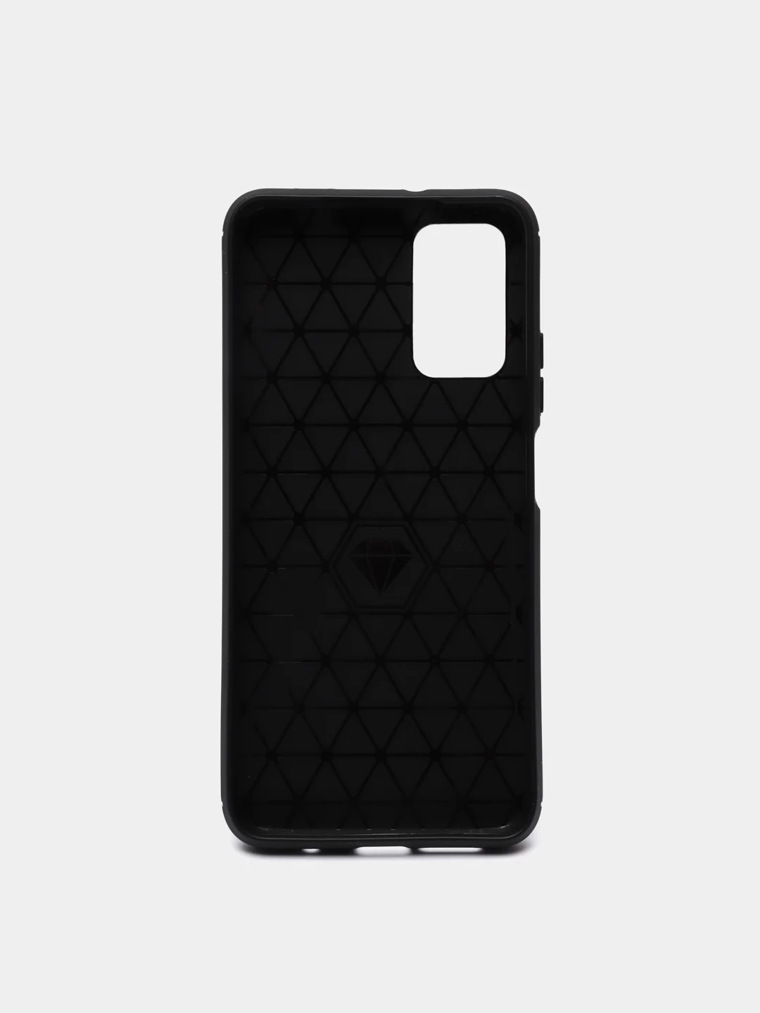 Черный чехол для Xiaomi Redmi 9T, имитация вставок под карбон