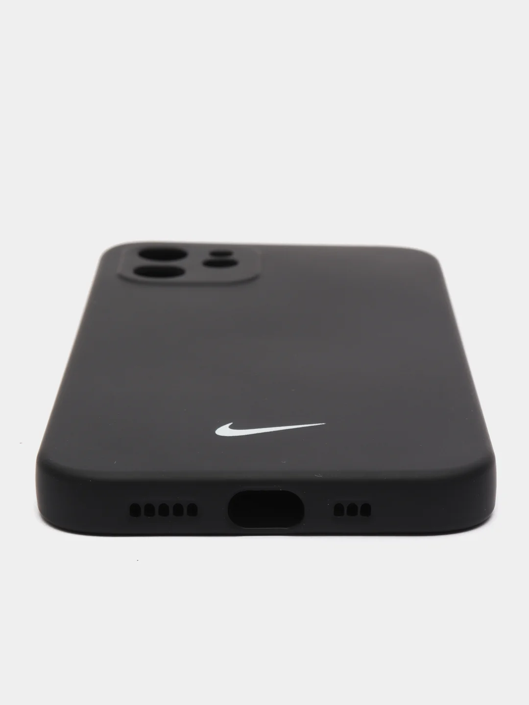 Черный чехол силиконовый на iPhone 13, 12, 11, XR, 7, 8, SE, 8+, 7+, 6s, 6, Pro, Max