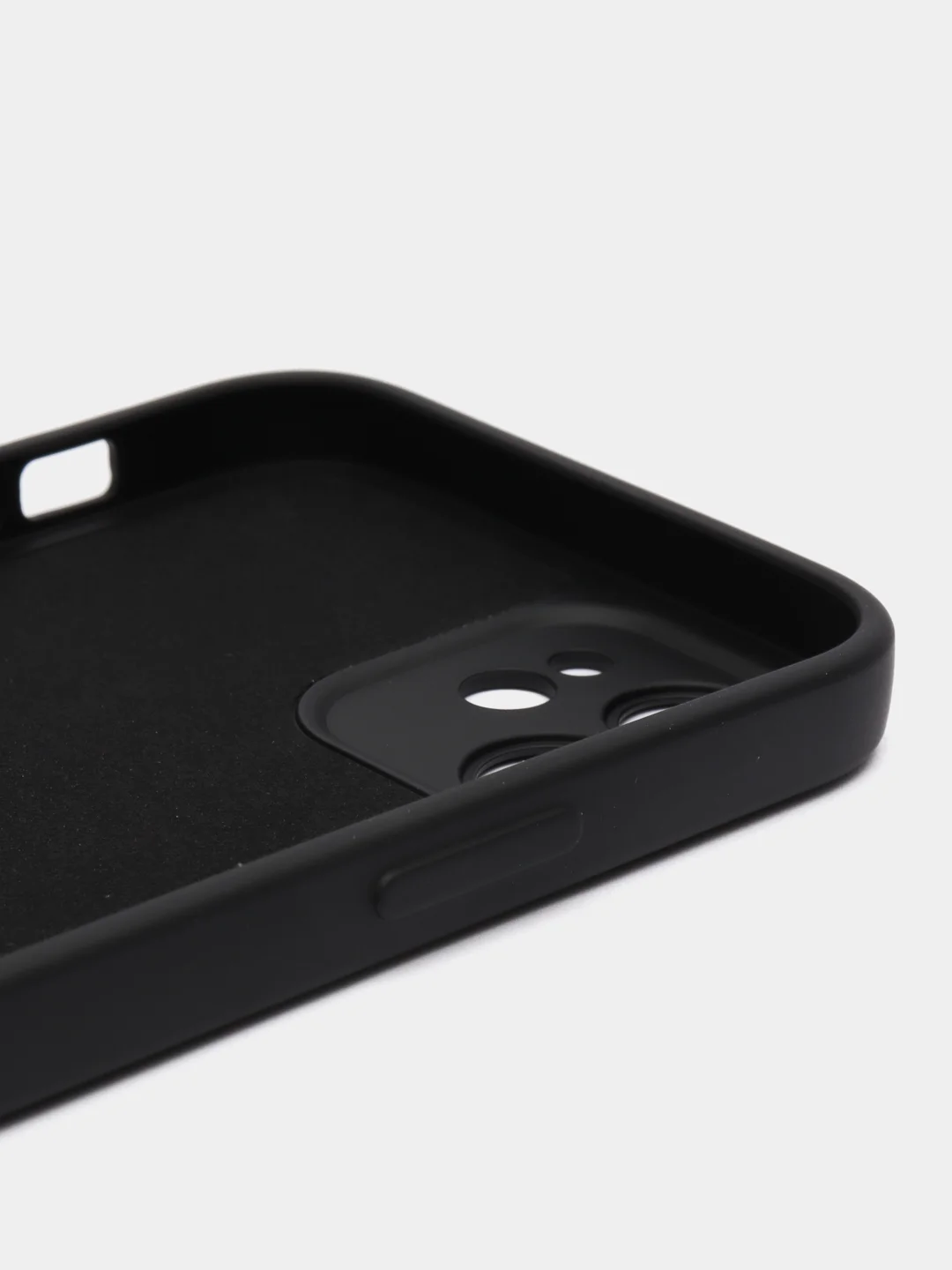 Черный чехол силиконовый на iPhone 13, 12, 11, XR, 7, 8, SE, 8+, 7+, 6s, 6, Pro, Max