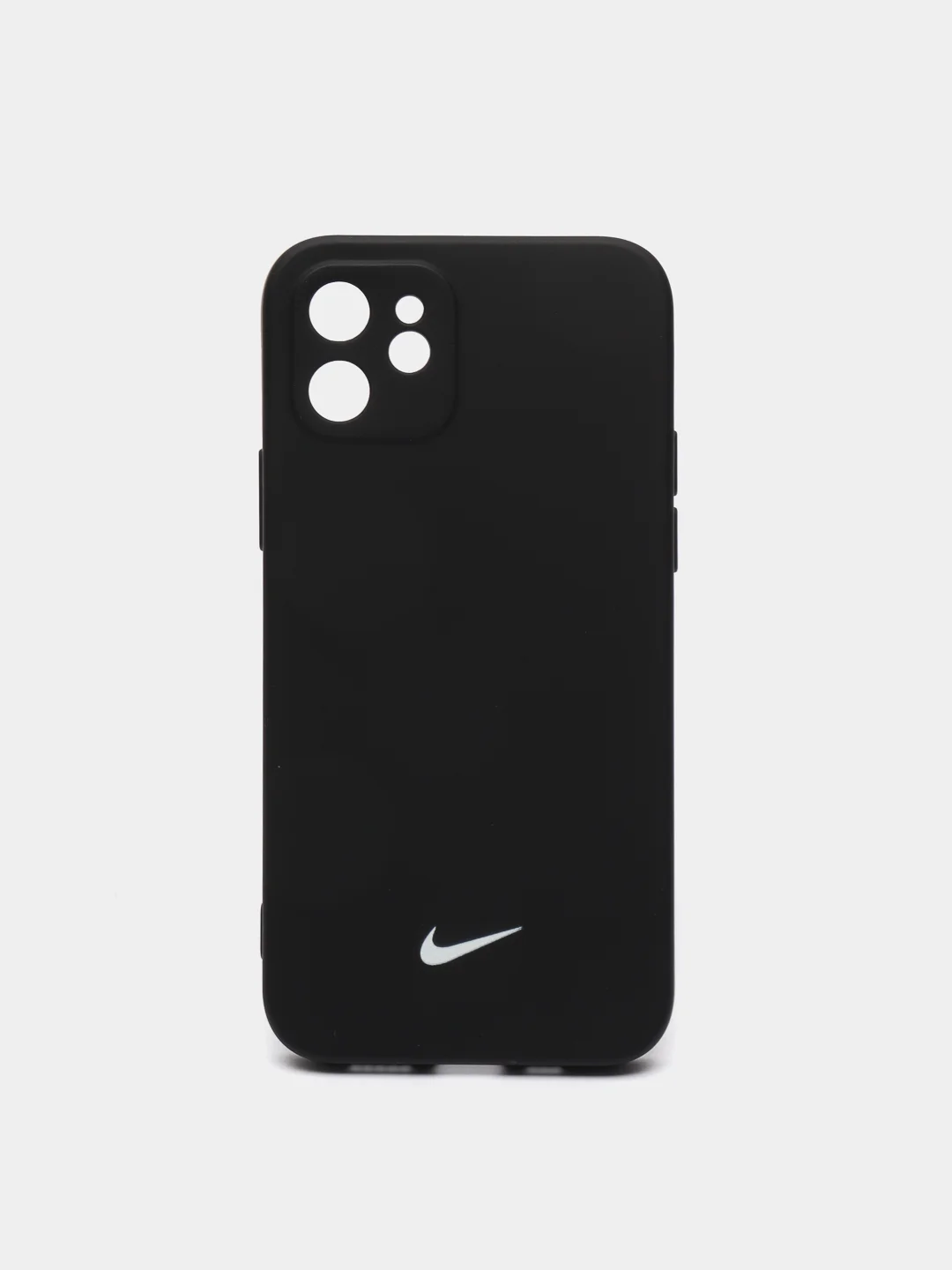 Черный чехол силиконовый на iPhone 13, 12, 11, XR, 7, 8, SE, 8+, 7+, 6s, 6, Pro, Max