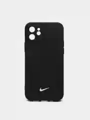 Черный чехол силиконовый на iPhone 13, 12, 11, XR, 7, 8, SE, 8+, 7+, 6s, 6, Pro, Max
