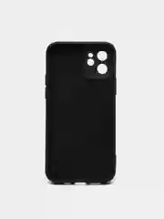 Черный чехол силиконовый на iPhone 13, 12, 11, XR, 7, 8, SE, 8+, 7+, 6s, 6, Pro, Max