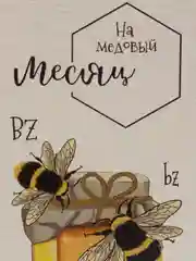 Конверт свадебный  для денег "На медовый месяц"