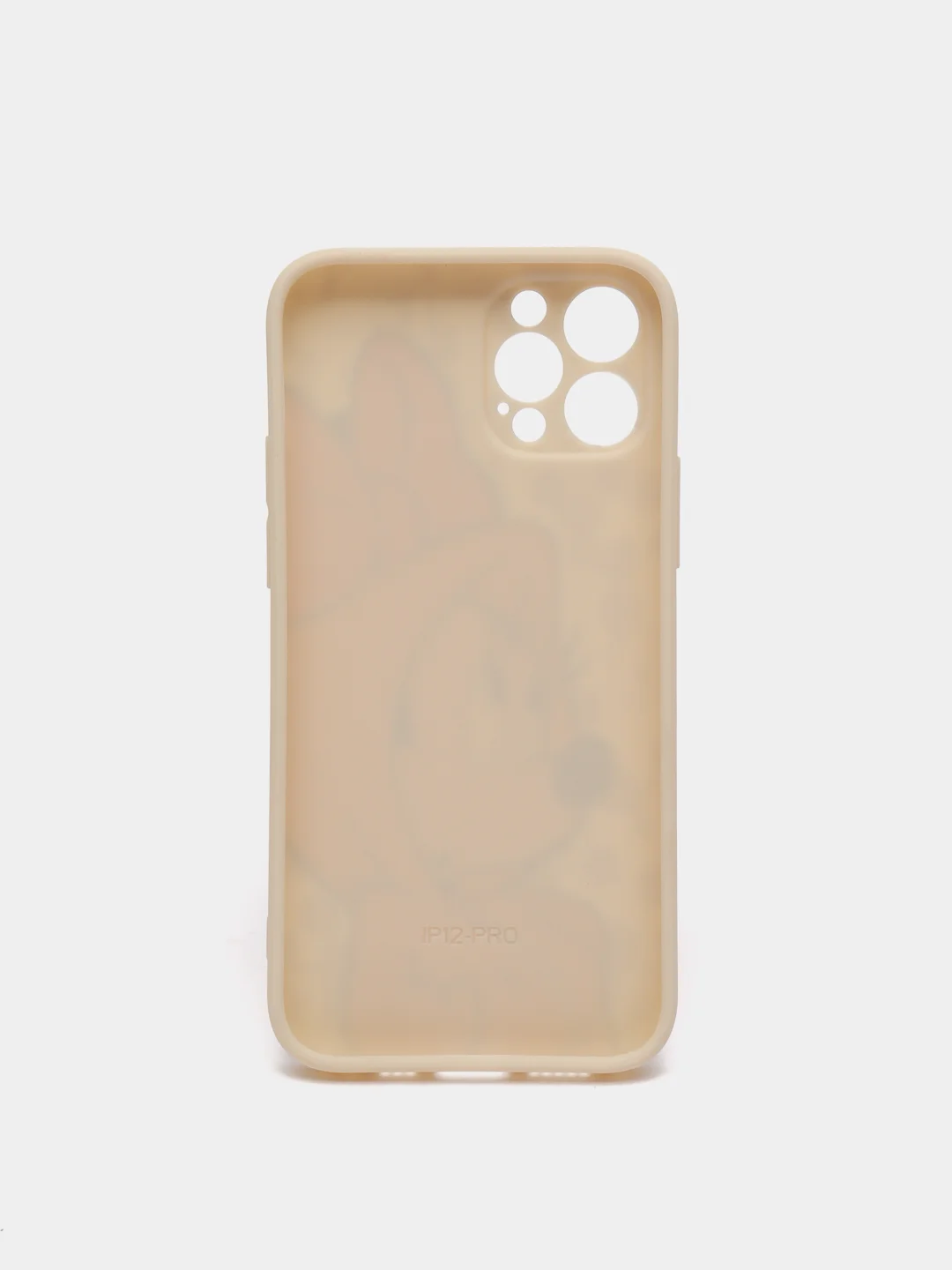 Бежевый меланж чехол силиконовый на iPhone 13, 12, 11, XR, 7, 8, SE, 8+, 7+, 6s, 6, Pro, Max
