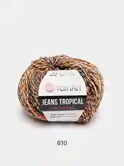 Карамельный пряжа YarnArt Jeans Tropical 55% Хлопок 45% Акрил 50г 160м  Ярн Арт Джинс Тропикал