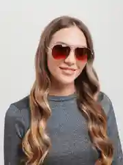 Манго солнцезащитные очки авиаторы женские