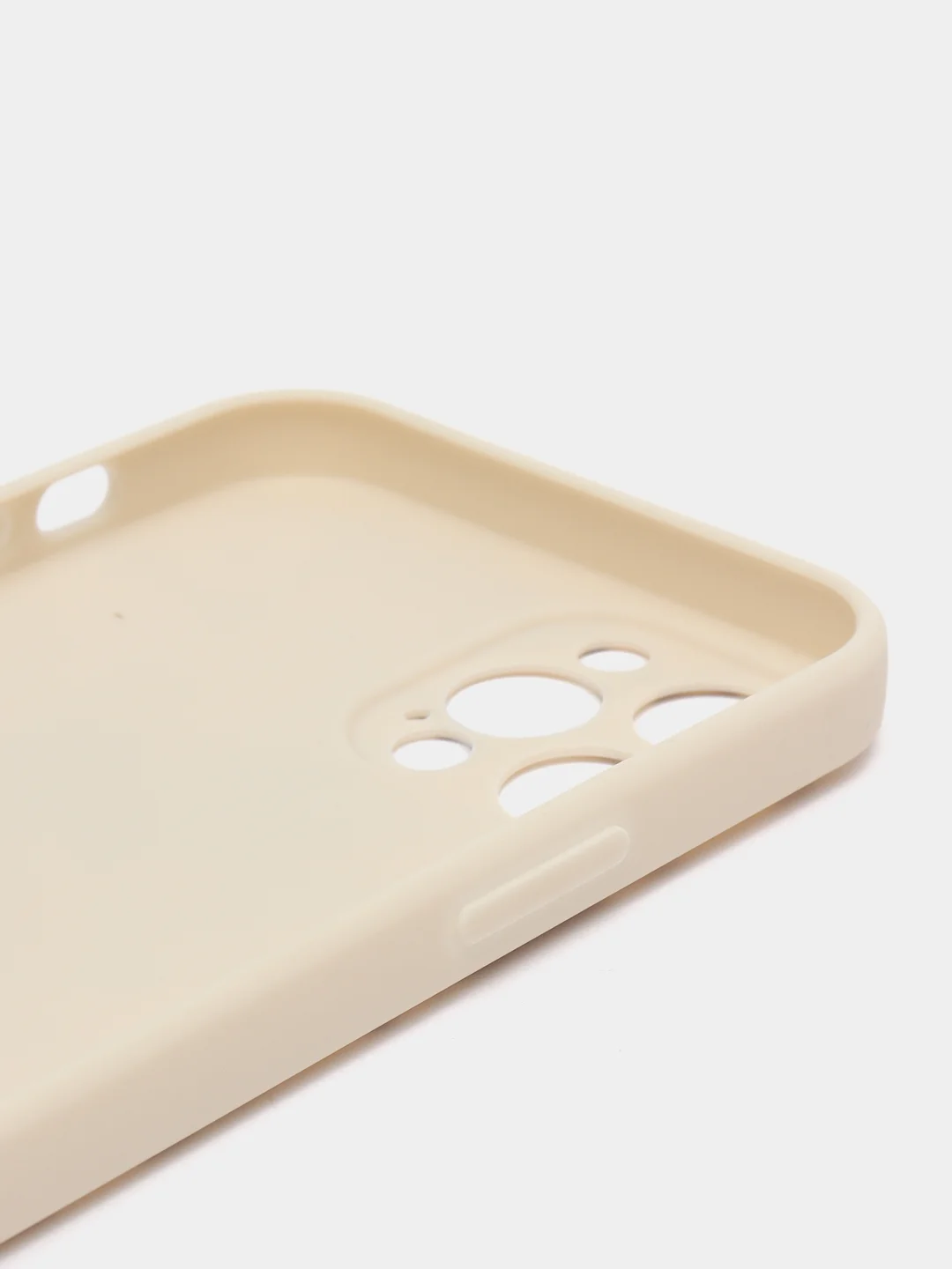 Бежевый чехол силиконовый на iPhone 13, 12, 11, XR, 7, 8, SE, 8+, 7+, 6s, 6, Pro, Max