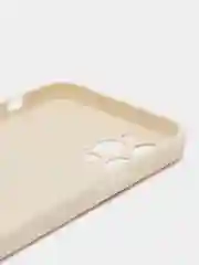 Бежевый чехол силиконовый на iPhone 13, 12, 11, XR, 7, 8, SE, 8+, 7+, 6s, 6, Pro, Max