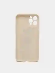Бежевый чехол силиконовый на iPhone 13, 12, 11, XR, 7, 8, SE, 8+, 7+, 6s, 6, Pro, Max