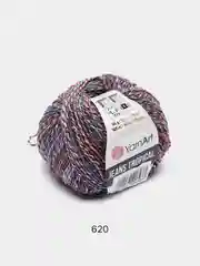 Марсала пряжа YarnArt Jeans Tropical 55% Хлопок 45% Акрил 50г 160м  Ярн Арт Джинс Тропикал