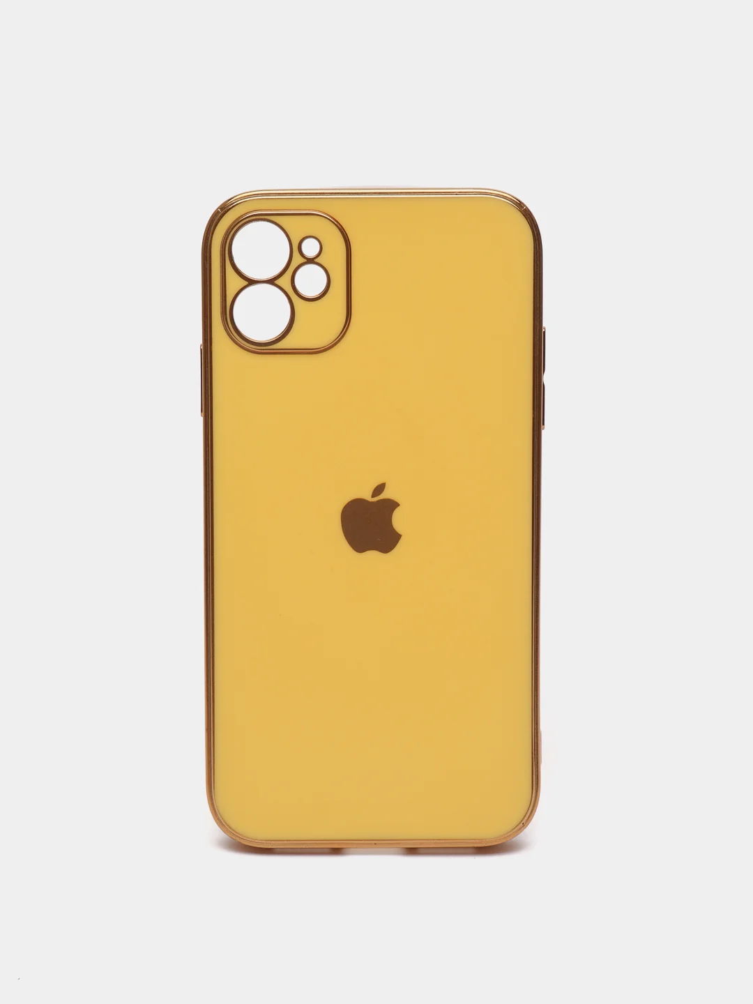 Желтый чехол силиконовый для Apple iPhone 12mini/12promax/12pro/12/11//11pro/11promax/MAX/7/8/7+