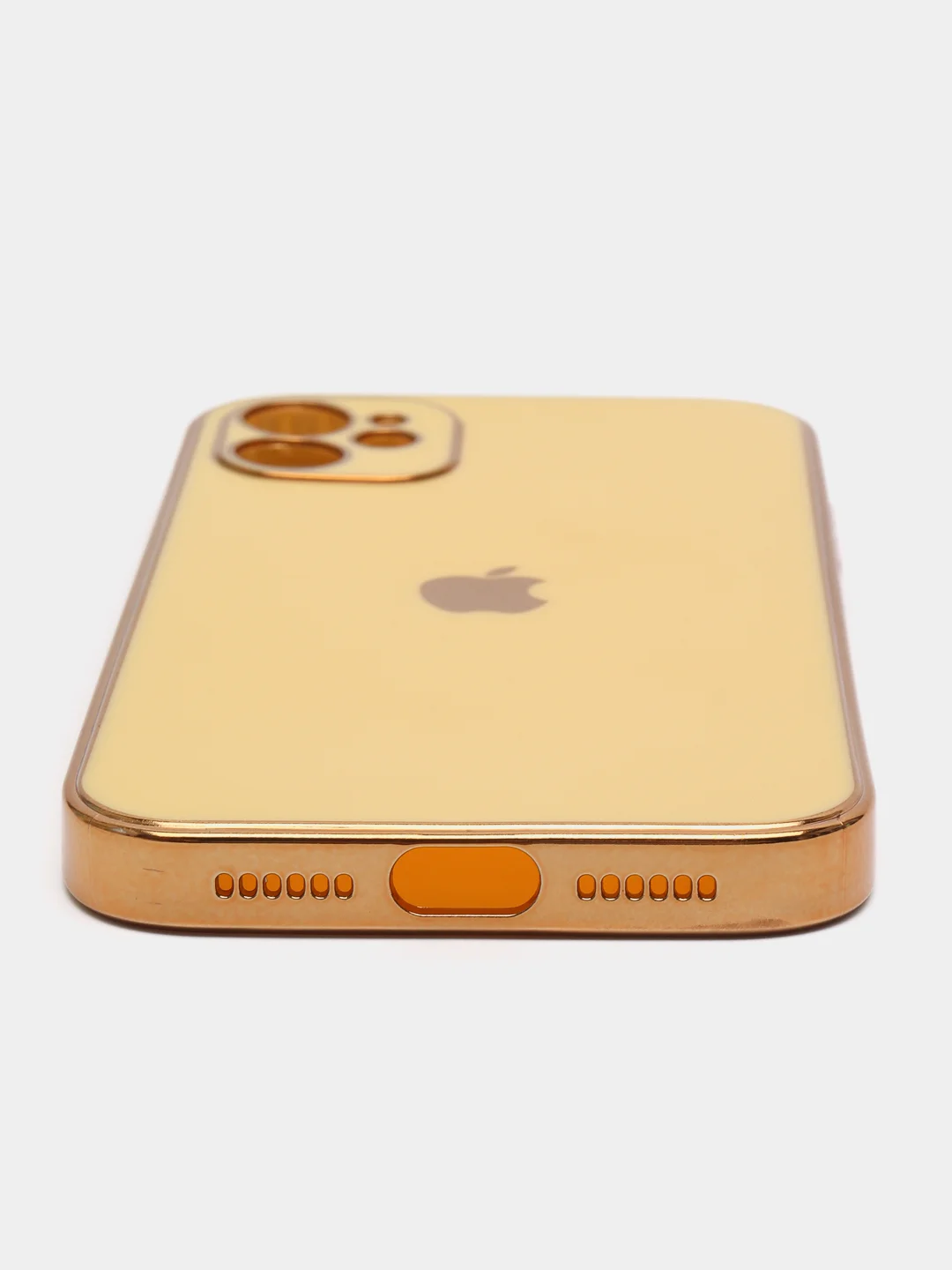 Желтый чехол силиконовый для Apple iPhone 12mini/12promax/12pro/12/11//11pro/11promax/MAX/7/8/7+