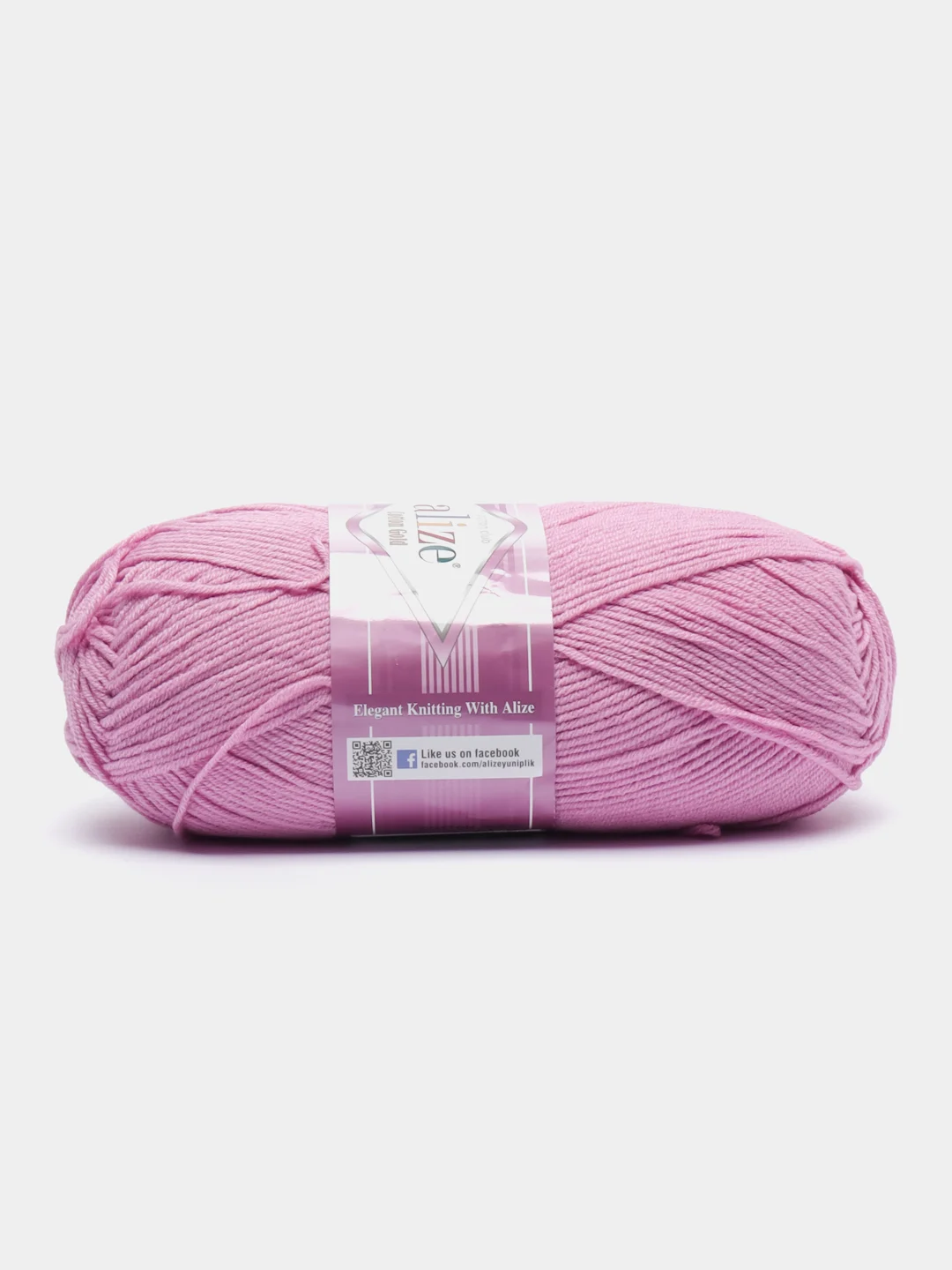 Тёмно-розовый пряжа Alize Cotton Gold 55% Хлопок 45% Акрил 100г 330м Ализе Коттон Голд