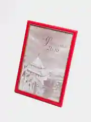 Розовый фоторамка А4 (21х30), С15, дерево сосна, разные цвета, с золотой полосой