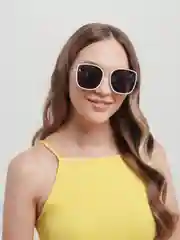 Бежевый очки женские солнцезащитные