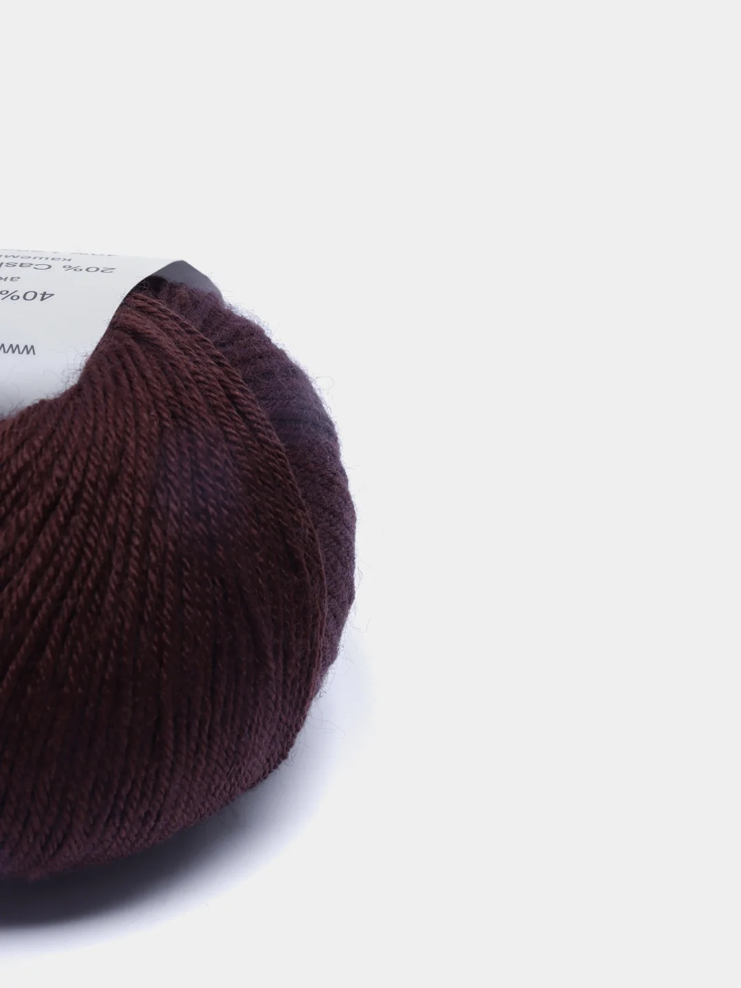 Шоколадный пряжа Gazzal Baby Wool 20%Кашемир 40%Мериносовая шерсть 40%Акрил 50г 175м Газзал беби вул
