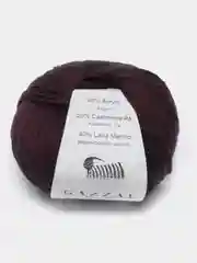 Шоколадный пряжа Gazzal Baby Wool 20%Кашемир 40%Мериносовая шерсть 40%Акрил 50г 175м Газзал беби вул