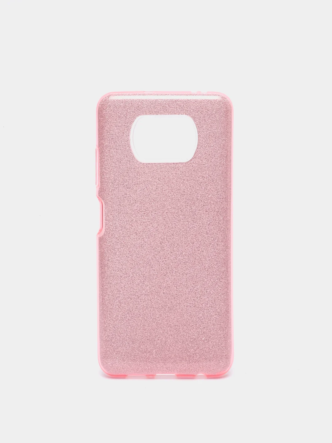 Розовый чехол Xiaomi Poco X3 силиконовый