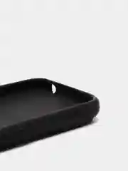 Черный чехол для Samsung A01 (Самсунг A01) матовый с защитой камеры