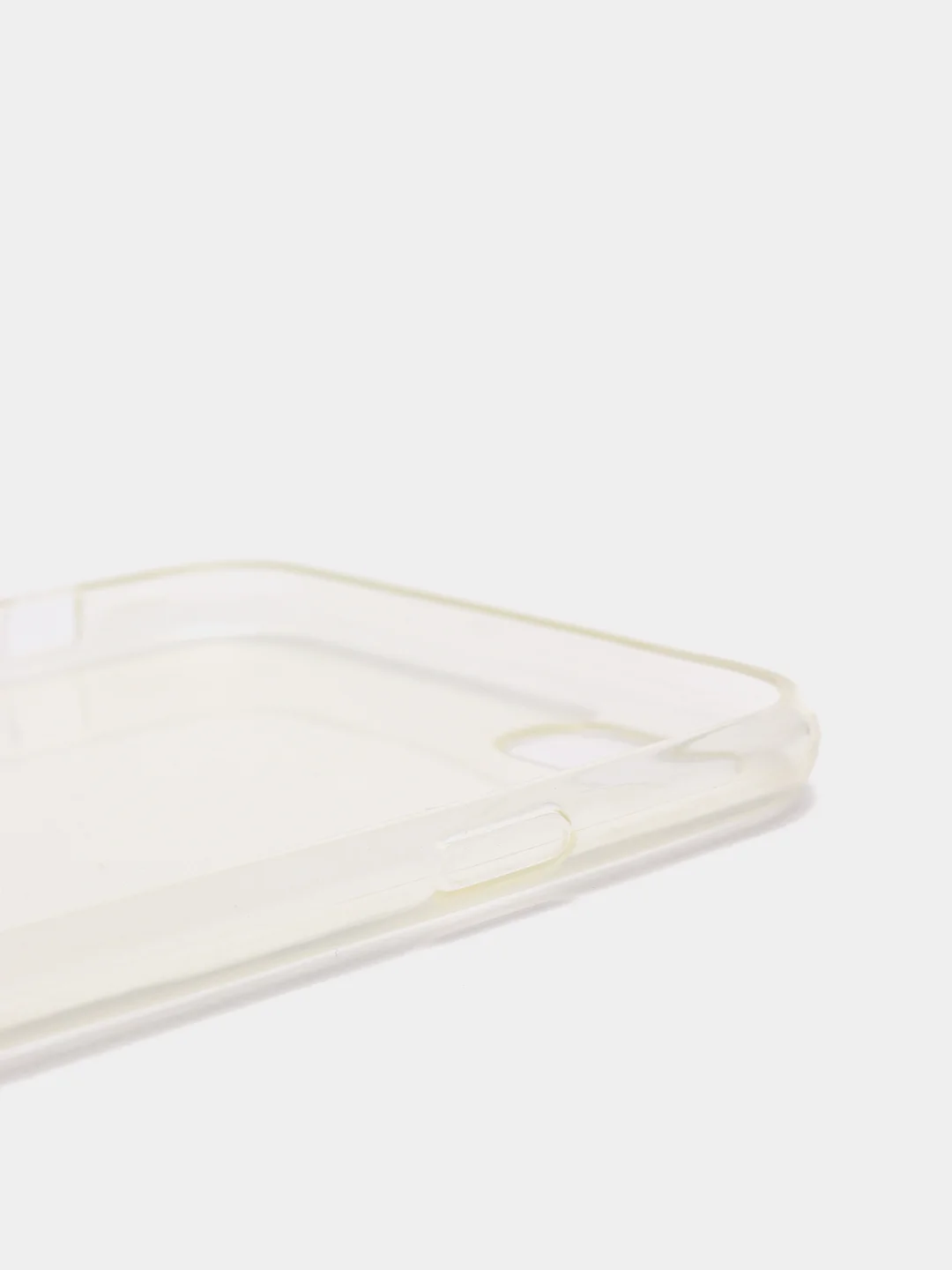 Силиконовый чехол на iPhone прозрачный