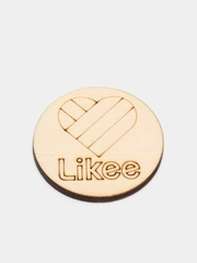 Деревянная заготовка для декора Likee