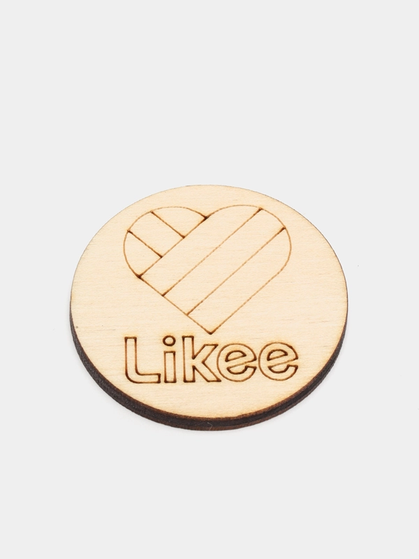 Деревянная заготовка для декора Likee