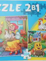 Пудровый макси-пазлы 2 в 1, 3 в 1, 4 в 1