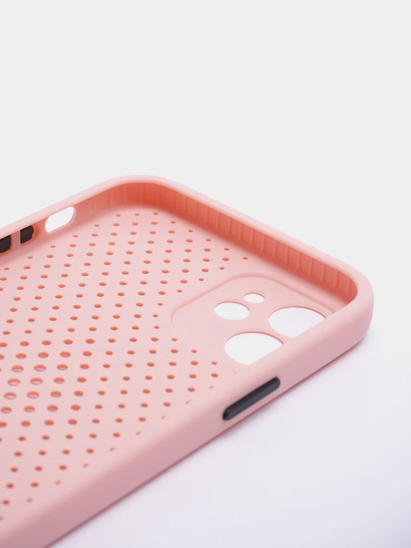 Конфетный чехол силиконовый с перфорацией для Айфон iPhone 11 /11 Pro / 11 Pro Max / 12