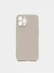 Белый чехол силиконовый с защитой камеры для Apple iPhone 12 Pro Max с бархатной подкладкой