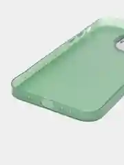 Зеленый чехол для iPhone 12 Pro пластиковый матовый ультратонкий  с защитой камеры